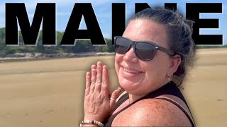 CAMPING ON GEORGETOWN ISLAND | EXPLORING MAINE'S MILE & 1/2 MILE BEACH AT REID STATE PARK