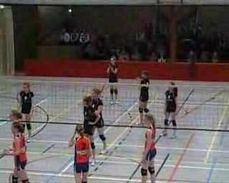 Meisjes B nationale volleybal competitie 2008