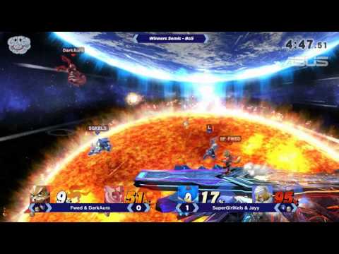 SuperGirlKels & Jayy vs Fwed & DarkAura - GOML 2017 - Wii U Doubles Winners Semi Finals