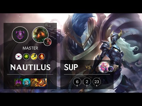 Nautilus Support vs Seraphine - KR Master Patch 10.23