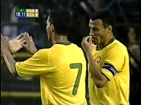 Eliminatorias Mundial 2002: Brasil 5-0 Bolivia (03/09/2000). Narración en portugués.