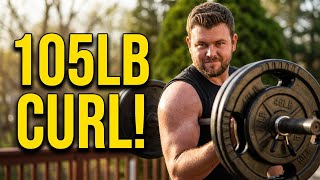 My Haters Said i Failed My 105LB Weight Curl Test.....