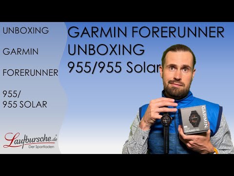 UNBOXING GARMIN FORERUNNER 955/955 SOLAR | German/Deutsch