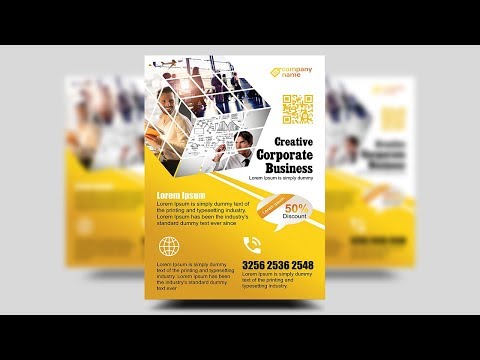 Creative Corporate Business Flyer | Photoshop Tutorial