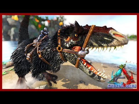 Max Level Yutyrannus Taming! Ovis Taming! Crystal Isles Map! Ep 28!
