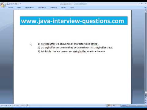Explain Stringbuffer In Java With Help Of Example