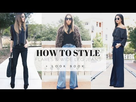 How To Style: Flares & Wide Leg Jeans + LOOK BOOK