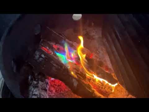 Slow Motion Rainbow Flames