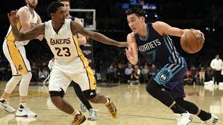 林書豪Jeremy Lin's Offense & Defense Highlights 2016-02-01 Hornets VS Lakers