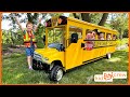 Back To School On Kids School Bus Science Recess Lunch Gym And Reading Educational Kid Crew