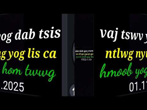 hmoob tu cwj pwm 01.11.2025