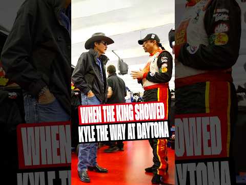 Richard Petty took Kyle around Daytona at 193 mph for two laps