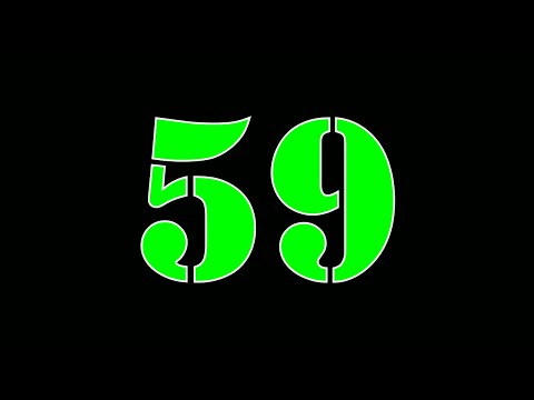 59 Second Countdown Timer With Sound Effect and Alarm - HW Timer 59