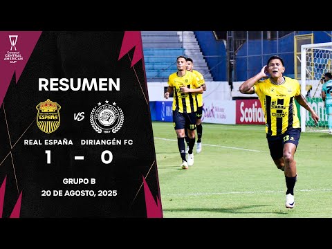 Real España vs Diriangén FC | Copa Centroamericana Concacaf 2025 | Fase de Grupos