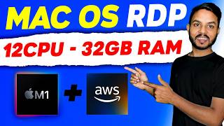 How to Create Mac OS RDP 2024 (12cpu +32gb Ram) | Macos GUI instance using AWS | How to Get RDP Mac