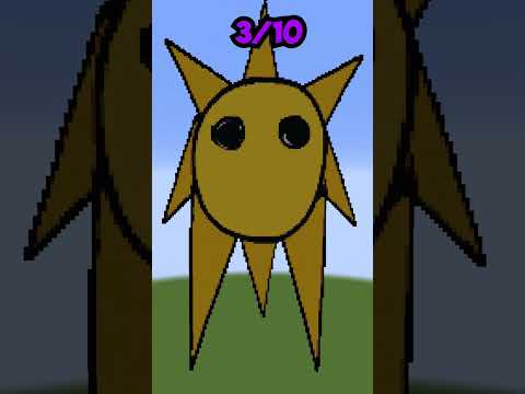 Incredibox Sprunki ALL MR SUN  Pixel Art 64bit 32bit 16bit 8bit 4bit 2bit 1bit #shorts #sprunki