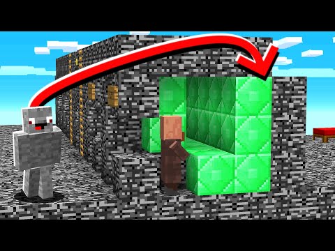 Außerhalb ist Bedrock aber innen sind Emeralds 😬🤫 LUCKY BLOCK BEDWARS