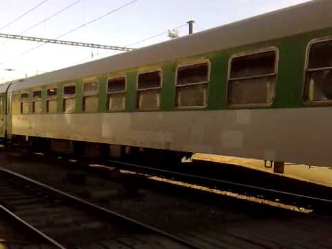 Přijezd 151.016-3 na Ex 143 „Odra" do stanice Olomouc hl.n