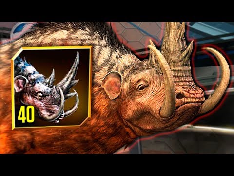NEW MAMMOTHERIUM MAX LVL 40 | CENOZOIC HYBRID MAXED! - Jurassic World - The Game | Ep. 275