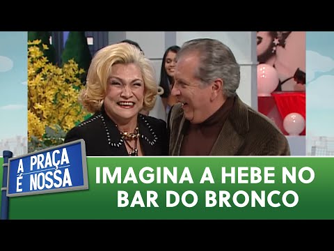 Olha esse Bronco se jogando pra cima da Hebe | A Praça é Nossa (26/11/20)