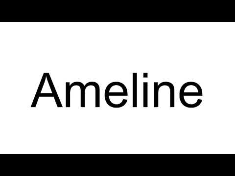 How to Pronounce Ameline