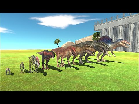 🦖CARNIVORE DINOSAURS VS ALL FACTION - Animal Revolt Battle Simulator