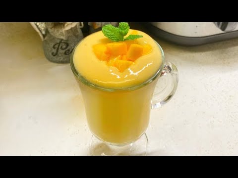 Cuban Mango shake/Batido de Mango Cubano #batidodemango