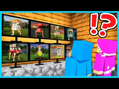 MIPAN & ZUZUZU PASANG BANYAK KAMERA UNTUK MENANGKAP PENAMPAKAN ANOMALI GEROBAK JAJANAN DI MINECRAFT!