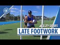 Nudgee Rugby Skills - Late Footwork In Contact