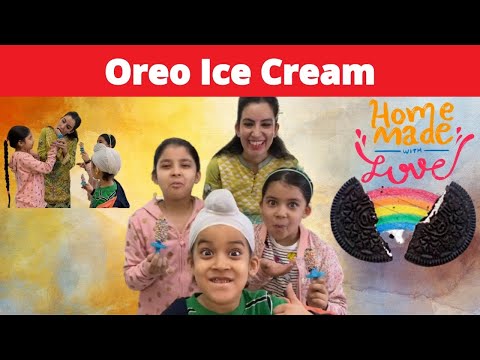Oreo Ice Cream - Home Made - DIY Oreo Ice Cream | RS 1313 VLOGS | Ramneek Singh 1313