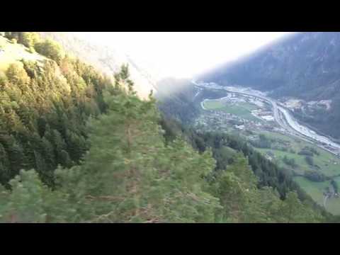 Luftseilbahn Silenen - Chilcherberge Bergfahrt - Cable Car Switzerland