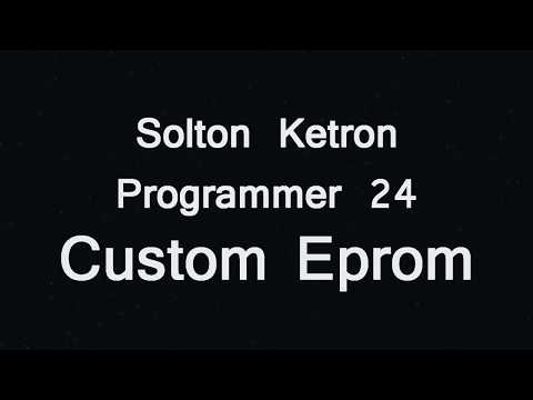 Solton Ketron Programmer 24s w/ OG Case and extra Italo Disco Drums Eproms! image 12