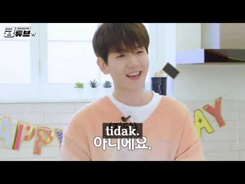 Baekhyun buat kue ulang tahun EXO-L "엑소엘 생일축하해"🍰(sub indo)