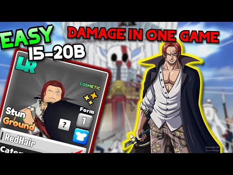 EASY Shanks Damage Farm 15-20B Each Game! | Anime World Tower Defense