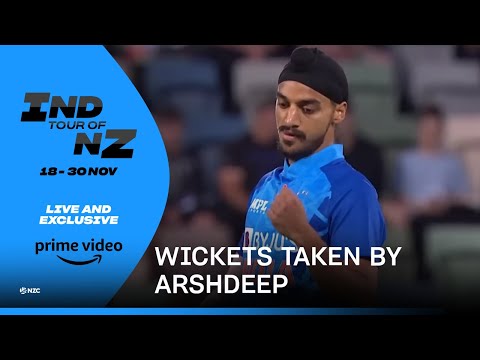 IND tour of NZ 2022 : Exceptional bowling by Arshdeep #primevideoindia