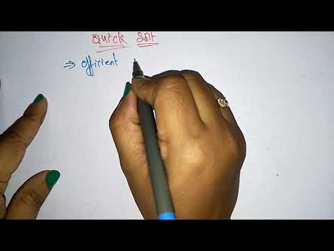 Quicksort algorithm | Partition | Part 1 2 | Design Algorithms | Lec 17 | Bhanu Priya