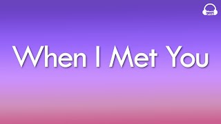Justin Vasquez Cover - When I Met You (Lyrics)
