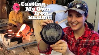 Making a Cast Iron Skillet Using Recycled Brake Rotors | Cast Iron Gypsy at the Windy Hill Foundry