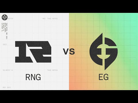 RNG vs. EG | 2022 MSI Rumble Stage Day 4 | Royal Never Give Up vs. Evil Geniuses