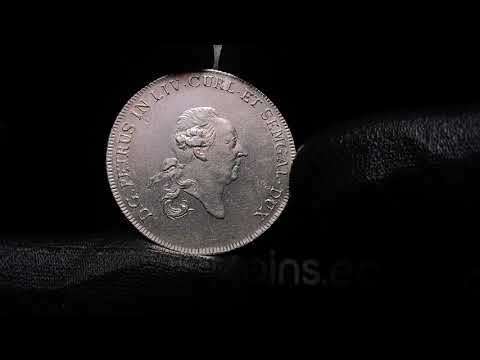 Courland - Russia Taler 1780 - Piotr Biron (1769-1795) - Coins.ee Auction 48, lot 941