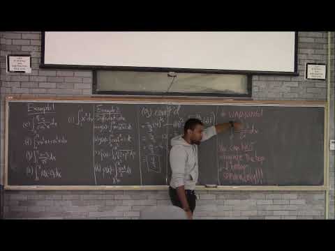 Math 201 Lecture 25 -  Integration by Substitution; preceded by definite integral and FTC examples