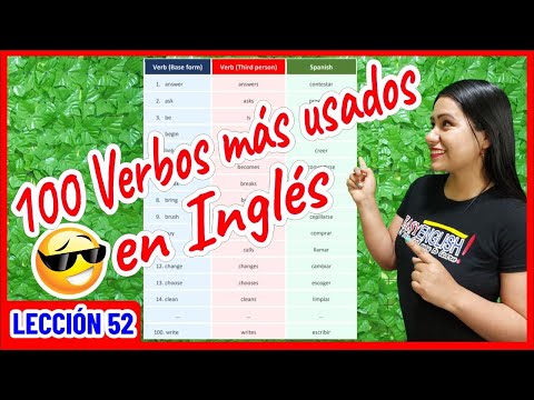 Aprende a PRONUNCIAR los 100 Verbos más usados en Inglés ✅ INGLÉS CHÉVERE 52 😎