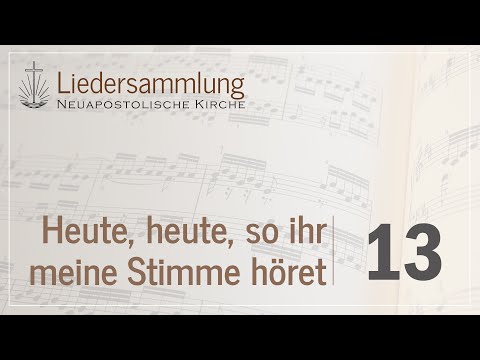 🎵 Alte Chormappe🎵 CM 13 - Heute, heute