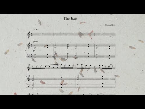 Conan Gray - The Exit  (Official Lyric Video)