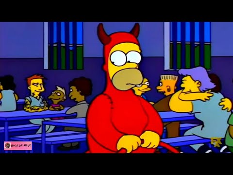 Homero, es ese un disfraz de Dia de Brujas? Los Simpson