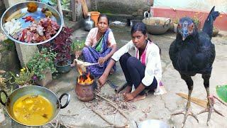 House Pet Desi Chicken With Potato — Santali Style