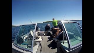 preview picture of video 'Sturgeon Lake Trout fishing'