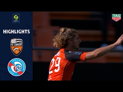 FC Lorient - RC Strasbourg Alsace (3-1) - Highlights - (FCL - RCSA) / 2020-21