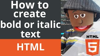 Download the video "How to create bold or italic text in html | html tutorial for beginners"