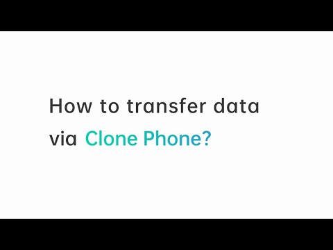 How-To; Transfer Data Via OPPO Clone Phone